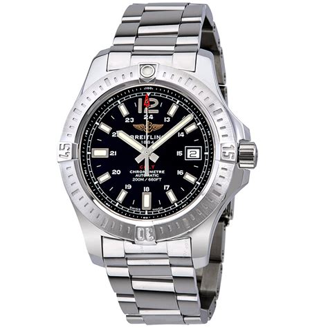 breitling colt automatic black dial